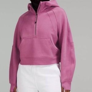 Lululemon Scuba Oversized Half-Zip Hoodie in Velvet Dust